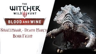 The Witcher 3 Wild Hunt - Blood and Wine - Shaelmaar Boss Fight [Death March]