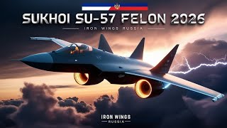 "😱 Су-57 FELON 2026 — невидимый зверь России! 🔥 Новый истребитель шокировал весь мир!"