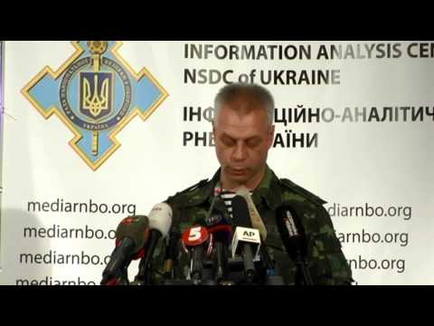 Andriy Lysenko. Ukraine Crisis Media Center, 2nd of August 2014