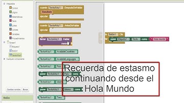 Texto a voz en App Invventor