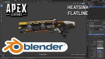 Heat Sink Flatline Apex legends (blender)