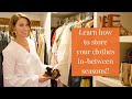 How to store your clothes between seasons | Stylist hacks | Closet essentials #stayhome #withme