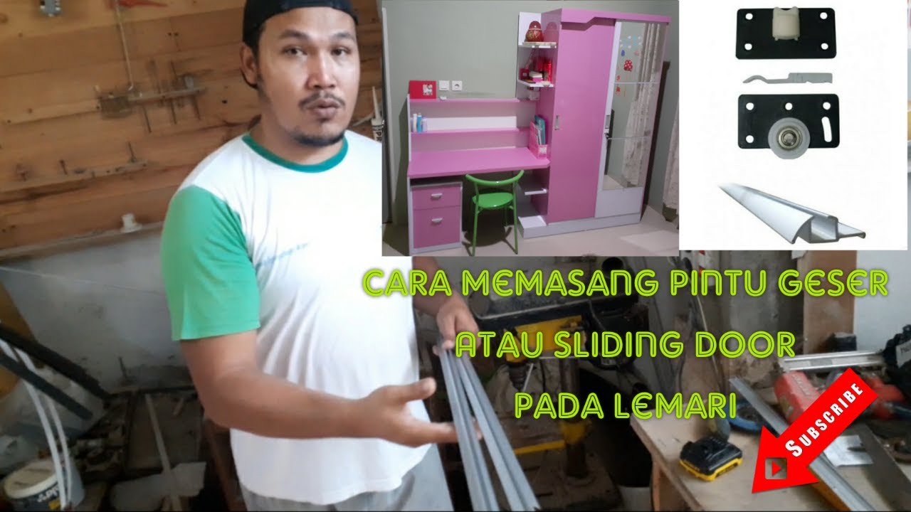  Cara  Memasang  Pintu  Geser Atau Sliding  Door Pada Lemari  