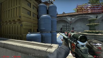 Csgohub.com prefire with AWP