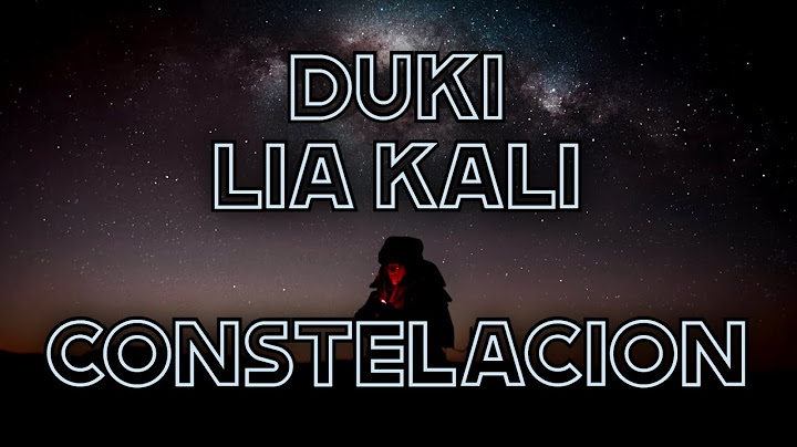 Duki, Lia Kali - Constelación (ENG & ESP SUB)