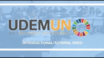Invitational/Tutorial Introduction Video | ENG | UDEMUN 2021