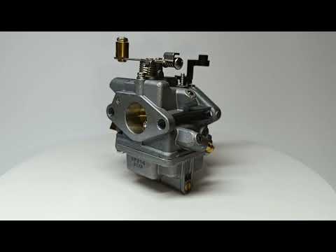Карбюратор Yamaha Parsun F6-04060000 Hangkai XP21-6 6BX-14301-10 6BX-14301-11, видео 1