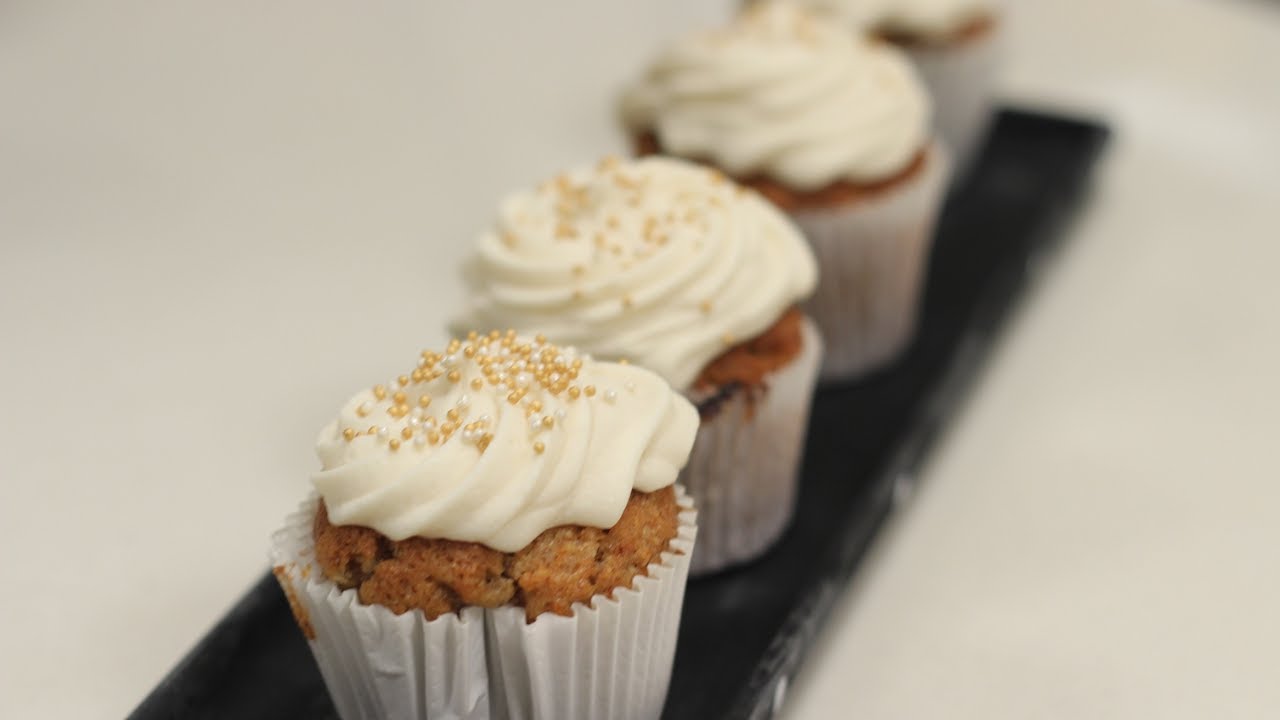 Carrot Cupcake With Cream Cheese Frosting