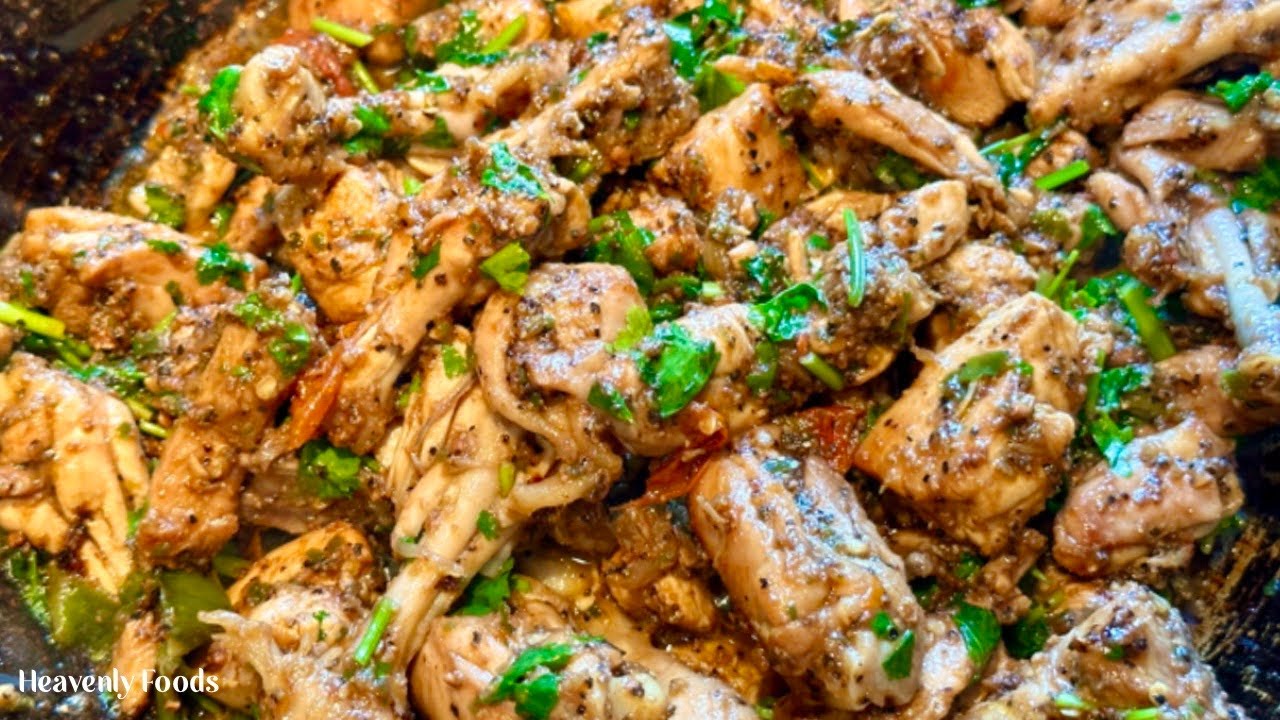 Black Pepper Chicken Karahi You Need to Try This Recipe YouTube