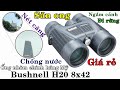 Ống nhòm săn ong chính hãng Mỹ, giá rẻ nhất Việt Nam. Bushnell H20 8x42, chống nước IPX7, kính BAK-4