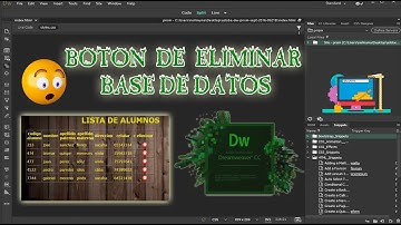 ☣CREANDO MI PAGINA WEB☣ #7 - Boton de eliminar Registros Dreamweaver CC