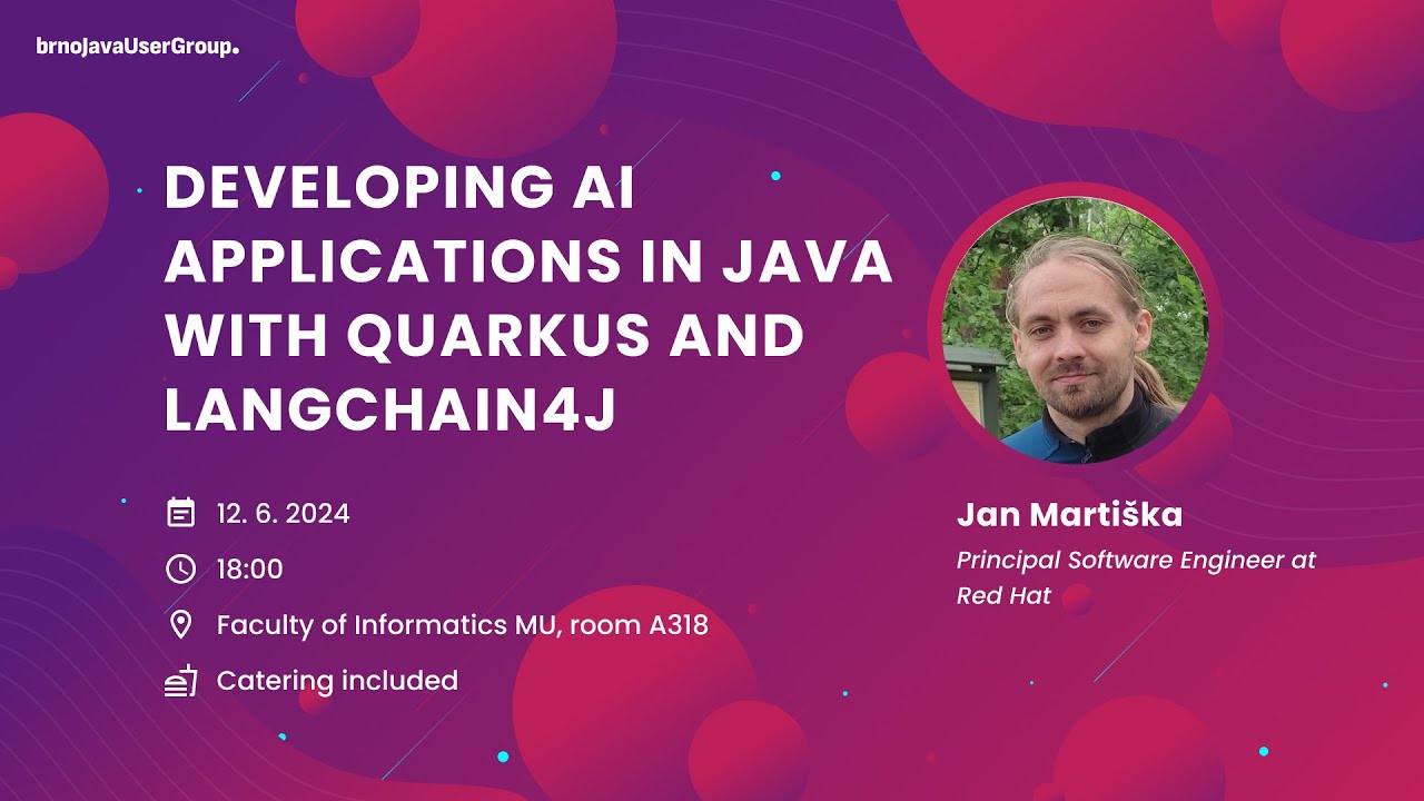 Developing AI applications in Java with Quarkus and Langchain4j - YouTube