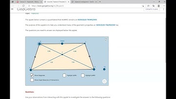 Properties of Trapezoids Video