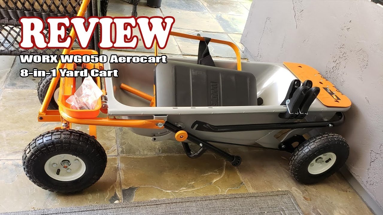 Aerocart 8-in-1 Yard Cart / Wheelbarrow / Dolly