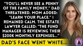 Parents Said 'We Control Your Future' - I've Been Their Trust Fund Manager For 5 Years