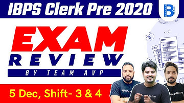 IBPS Clerk Prelims (5 Dec 2020, Shift- 3 & 4) | IBPS Clerk Exam Review | Exam Analysis & Asked Ques