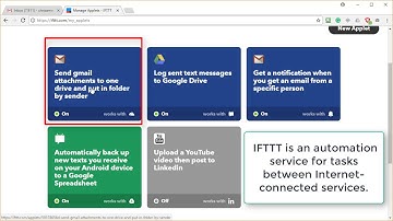 IFTTT to take attachments from Gmail to OneDrive by Chris Menard