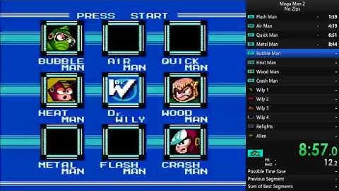 MEGA MAN 2 NORMAL ZIPLESS FLASH FIRST 29:24