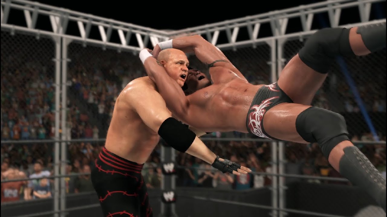 Randy Orton vs. Kane Steel Cage Match Raw Sept 6 2004