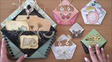 Pocket Envelopes Using 6x6 and 12x12 Paper (No Scoreboard Required)