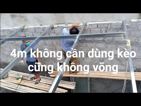 Video: Lắp mái tôn lên xà nhà. Đang cài đặt mặt dưới siding. Lắp đặt thanh chắn dưới ngói kim loại