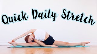 My Quick Daily Stretching Routine for Flexibility! (Follow Along)