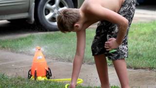 Dakota and Water Rocket.MOV