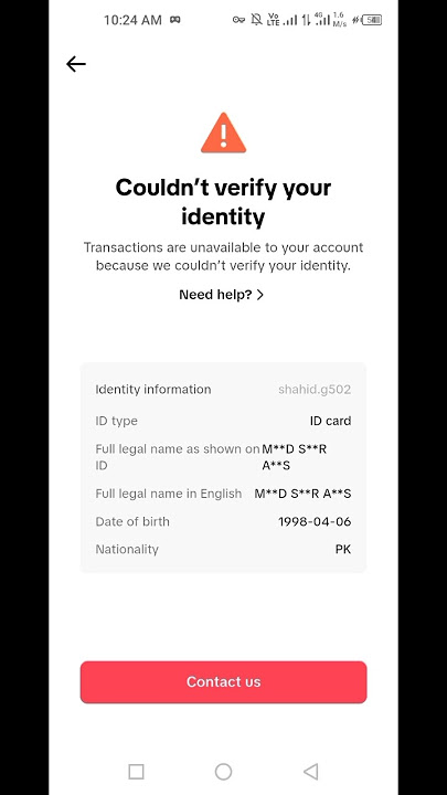 TIKTOK BETA PROGRAM GRAM ACCOUNT ID VERIFICATION PROBLEM 😱