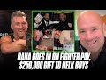 Dana White Tells Pat McAfee He Is Tired Of People Judging How He Spends Money