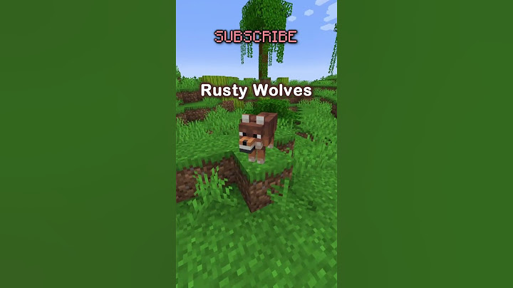 New Wolves In Minecraft!
