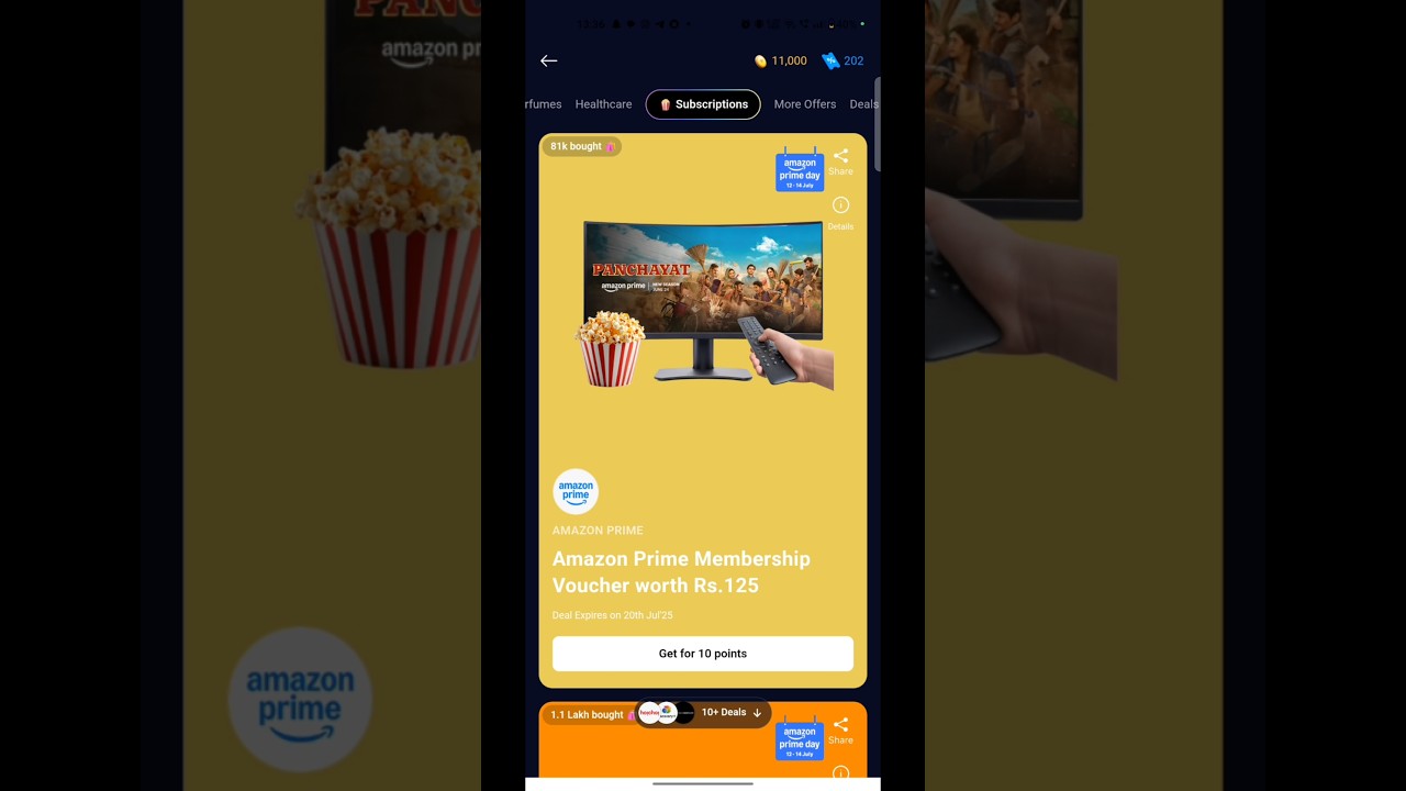 Amazon Prime 1 Year @₹174 Only 😱 | Secret Offer Explained | Prime Day Loot Trick 2025