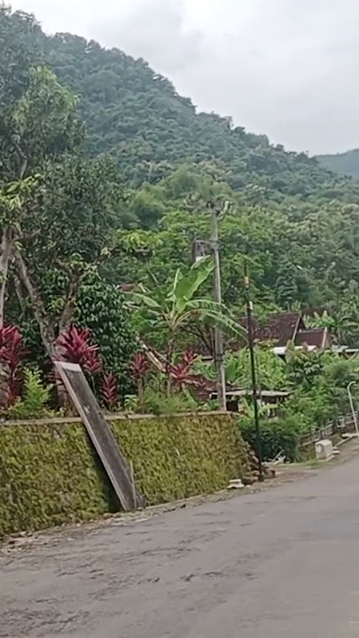 syahdunya suasana desa wonogiri
