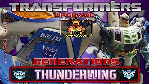 Reprolabels Transformers Generations Thunderwing // Upgrade Review