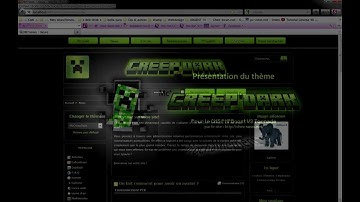 PHPBoost - Présentation du thème : McCreepDark
