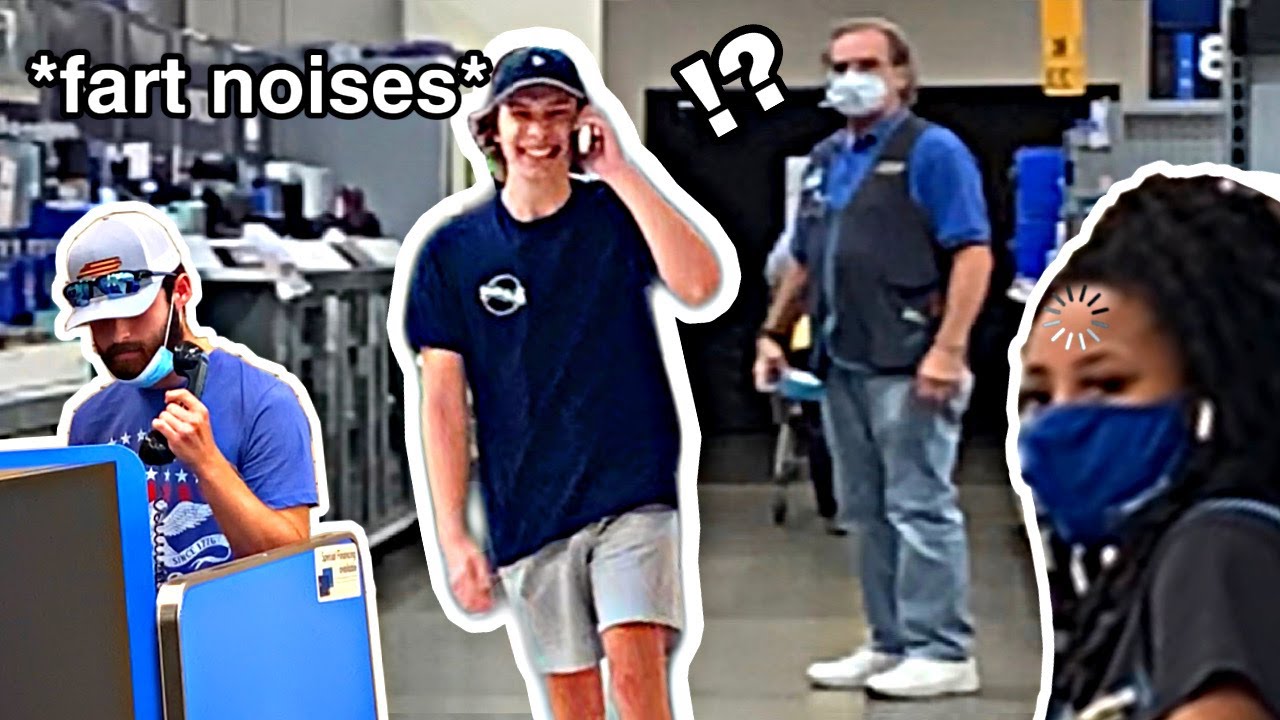 Goofing around in Walmart!