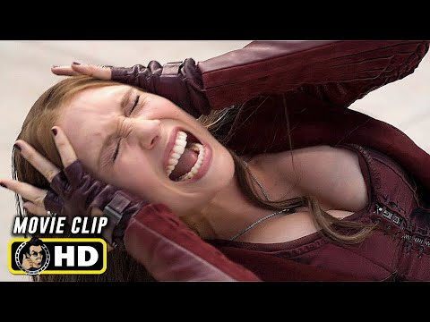 CAPTAIN AMERICA: CIVIL WAR (2016) &quot;War Machine Vs. Scarlet Witch&quot; [HD] Marvel IMAX Clip