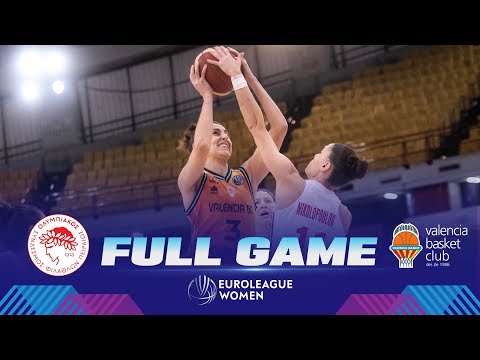 LIVE - Olympiacos SFP v Valencia Basket Club | EuroLeague Women 2022-23