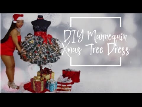 DIY Mannequin Xmas Tree 