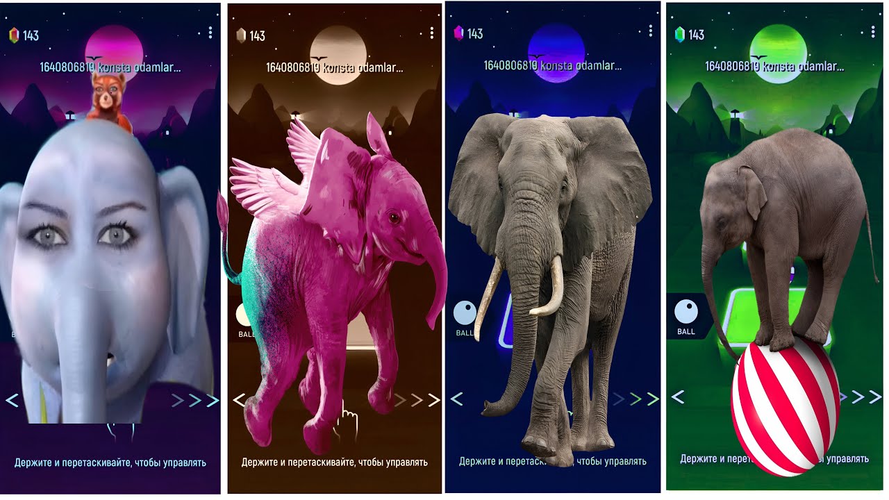 Elephant tiles hop edm rush new update coffin dance 💃