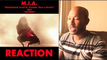 M.I.A.  Matahdatah Scroll 01 Broader Than a Border Reaction