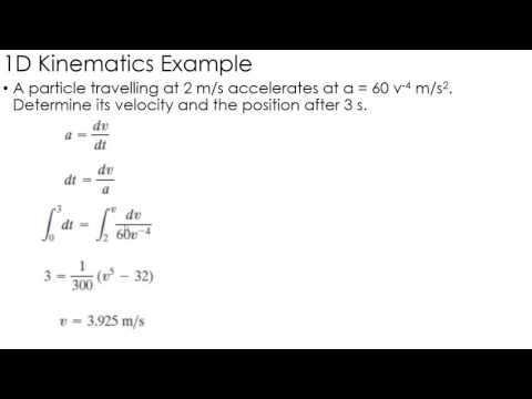 Dynamics Example: 1D