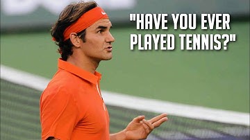 Roger Federer Loses His Cool in Heated Umpire Argument