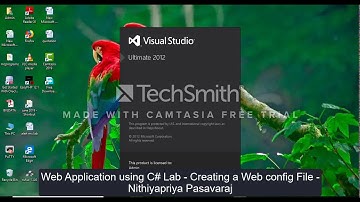 Web app using c# lab - Creating web configuration file