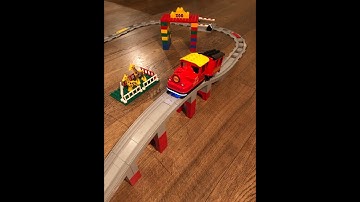 Duplo Train video. opening Zoo!!