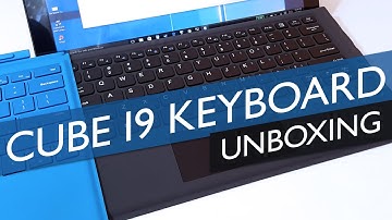 Cube i9 Type Cover Keyboard Unboxing and First Impressions