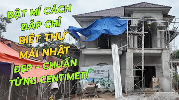 Tiến độ thi công mẫu biệt thự mái nhật tân cổ điển mặt tiền 10m anh Phú Dầu Tiếng