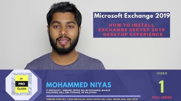 How to install Microsoft Exchange Server 2019 | Step by Step | Video 1