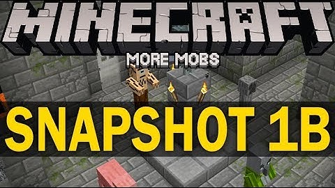 "More Mobs" (snapshot 1B) - Minecraft 1.13 data pack