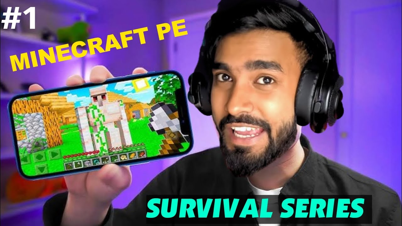 Minecraft Pocket Edition Survival Series in Hindi |Minecraft Survival ...