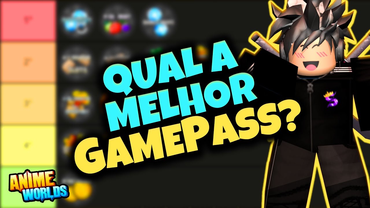 Roblox Anime Worlds Tier List das melhores GamePass - YouTube
